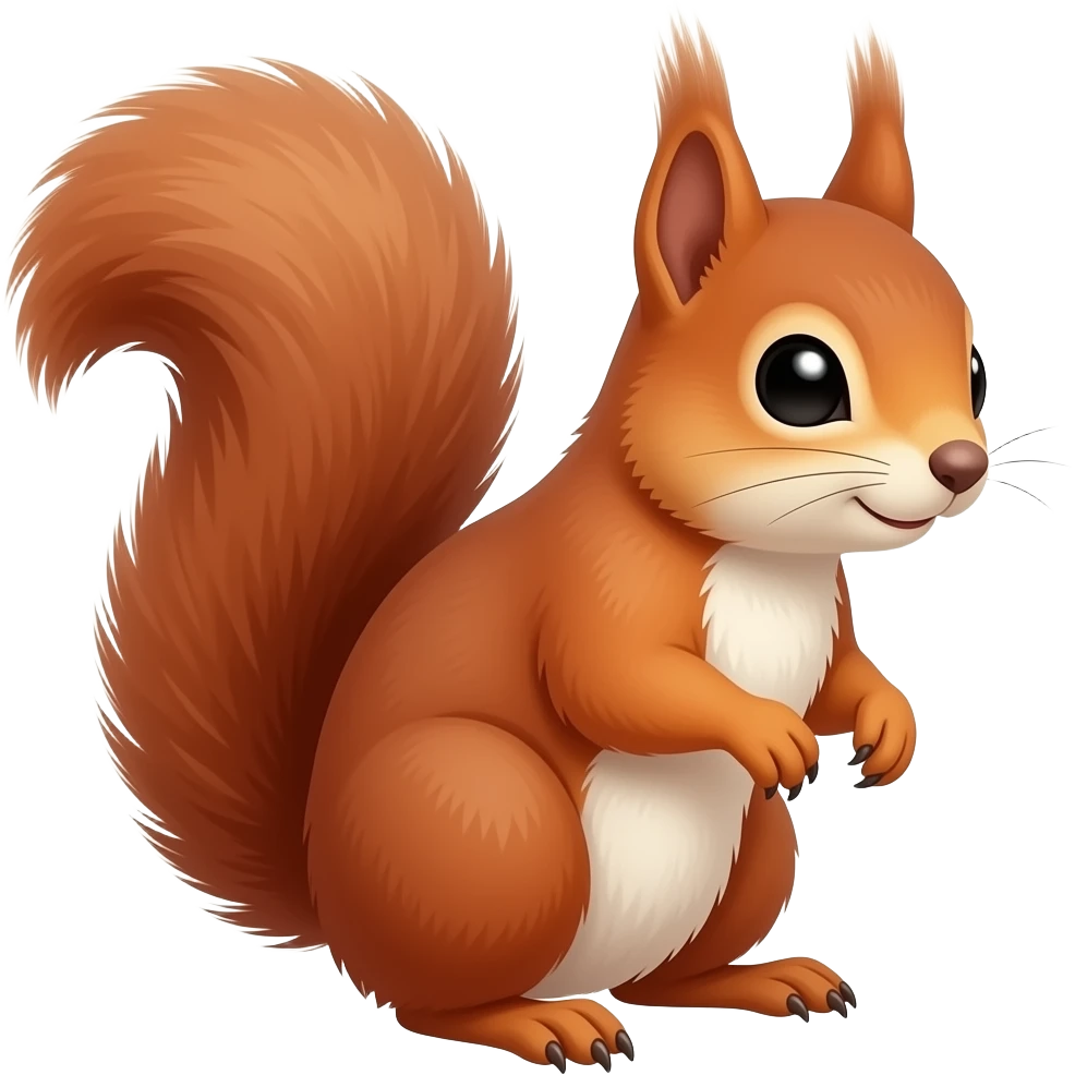 Red squirell emoji
