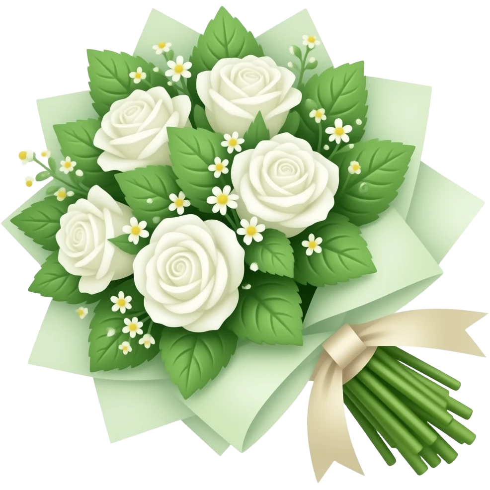 bouquet de menthe emoji