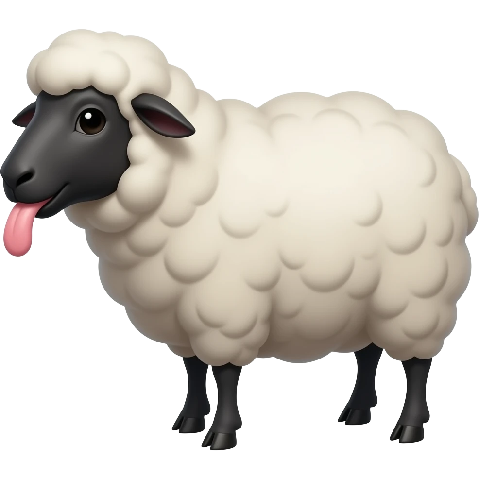 sheep sucking penis emoji