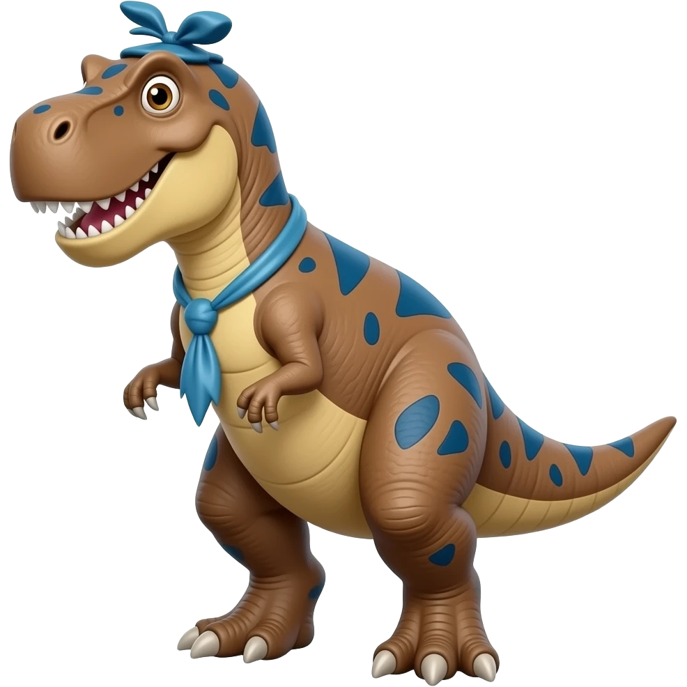 Flintstone Trex emoji