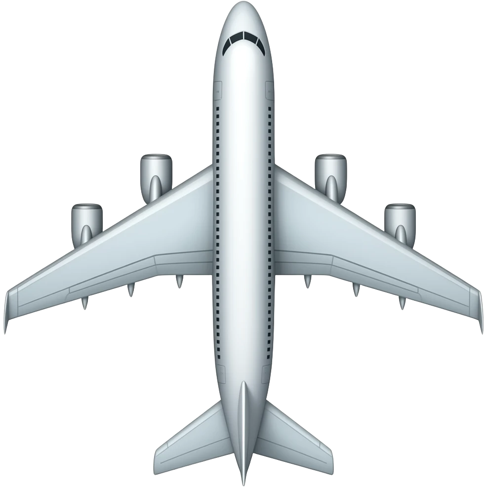 plane from top emoji