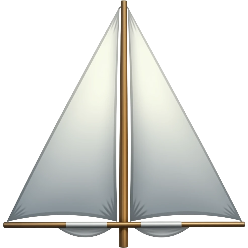 Two sails emoji