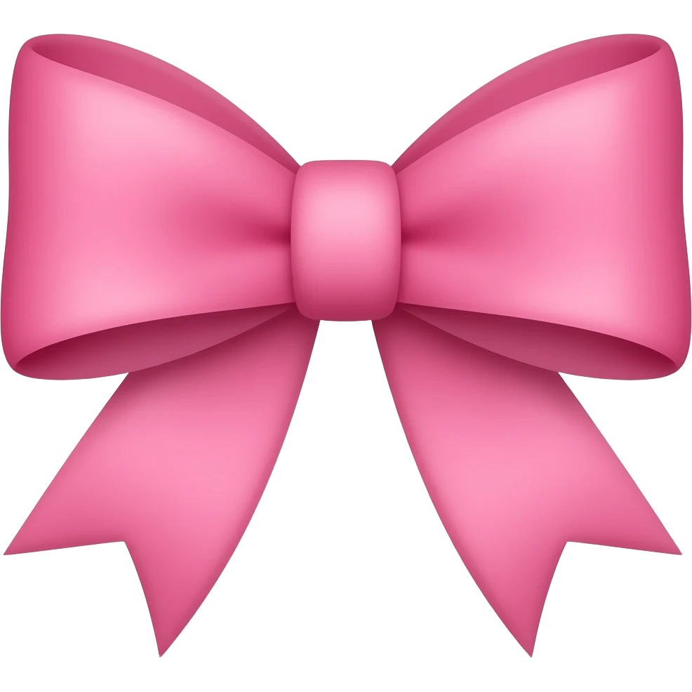 Lazo rosado emoji