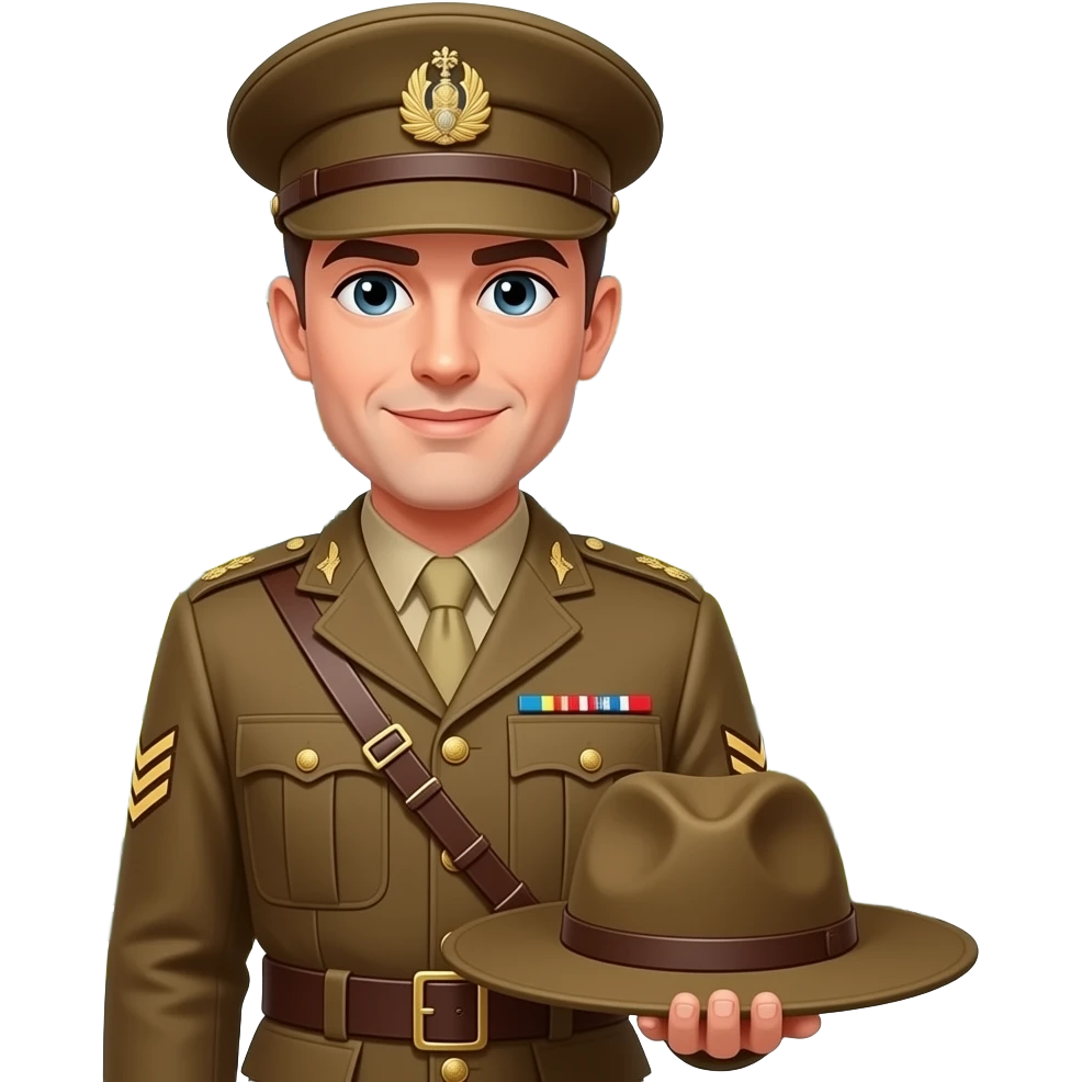 British army captain emoji