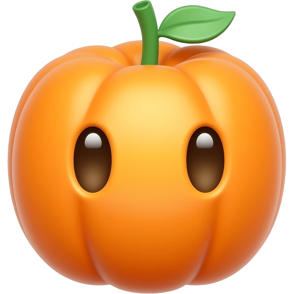 оранжевый цвет png emoji