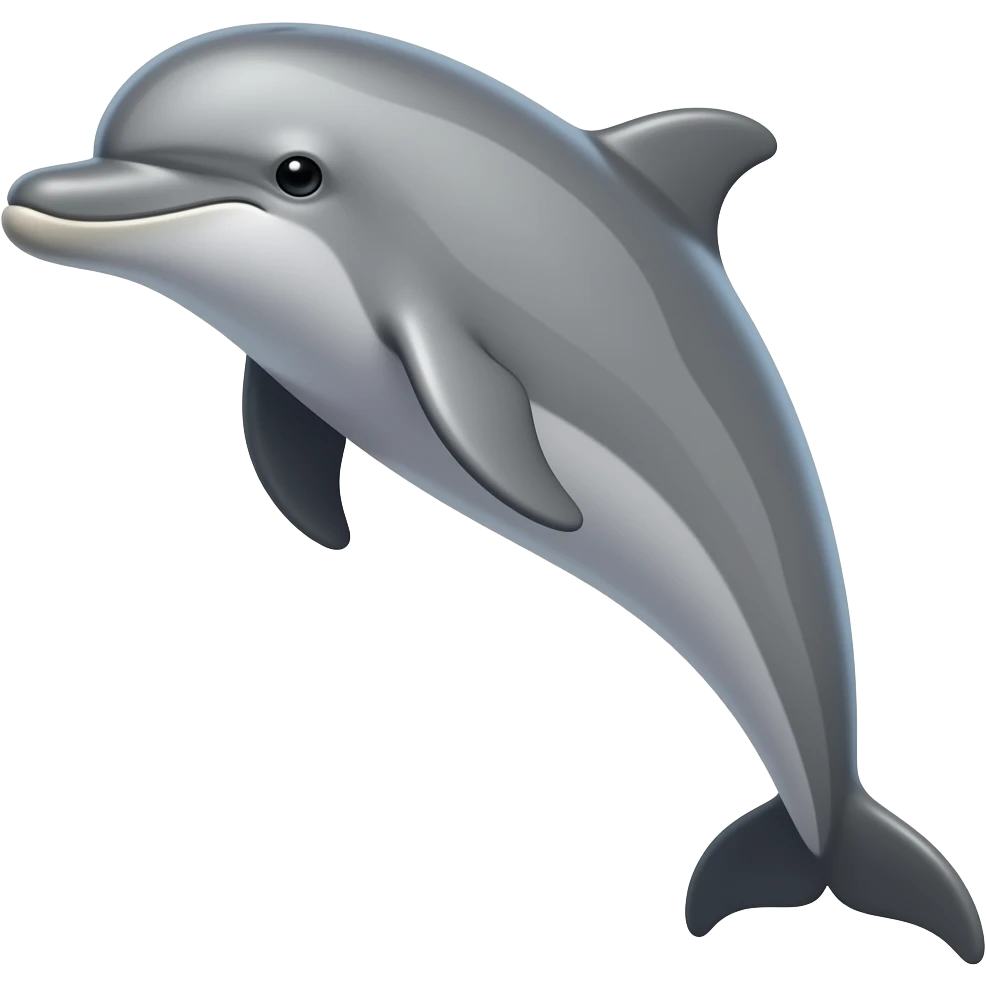 dolfin seen in front emoji