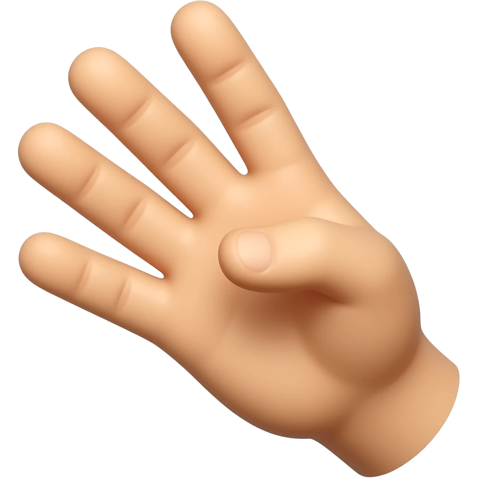 Hand emoji