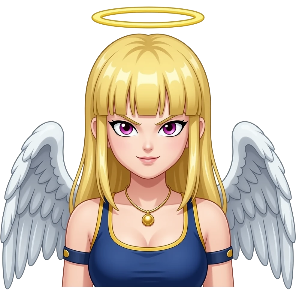 female angel vados from dragon ball super are both become turned out as evilness emoji