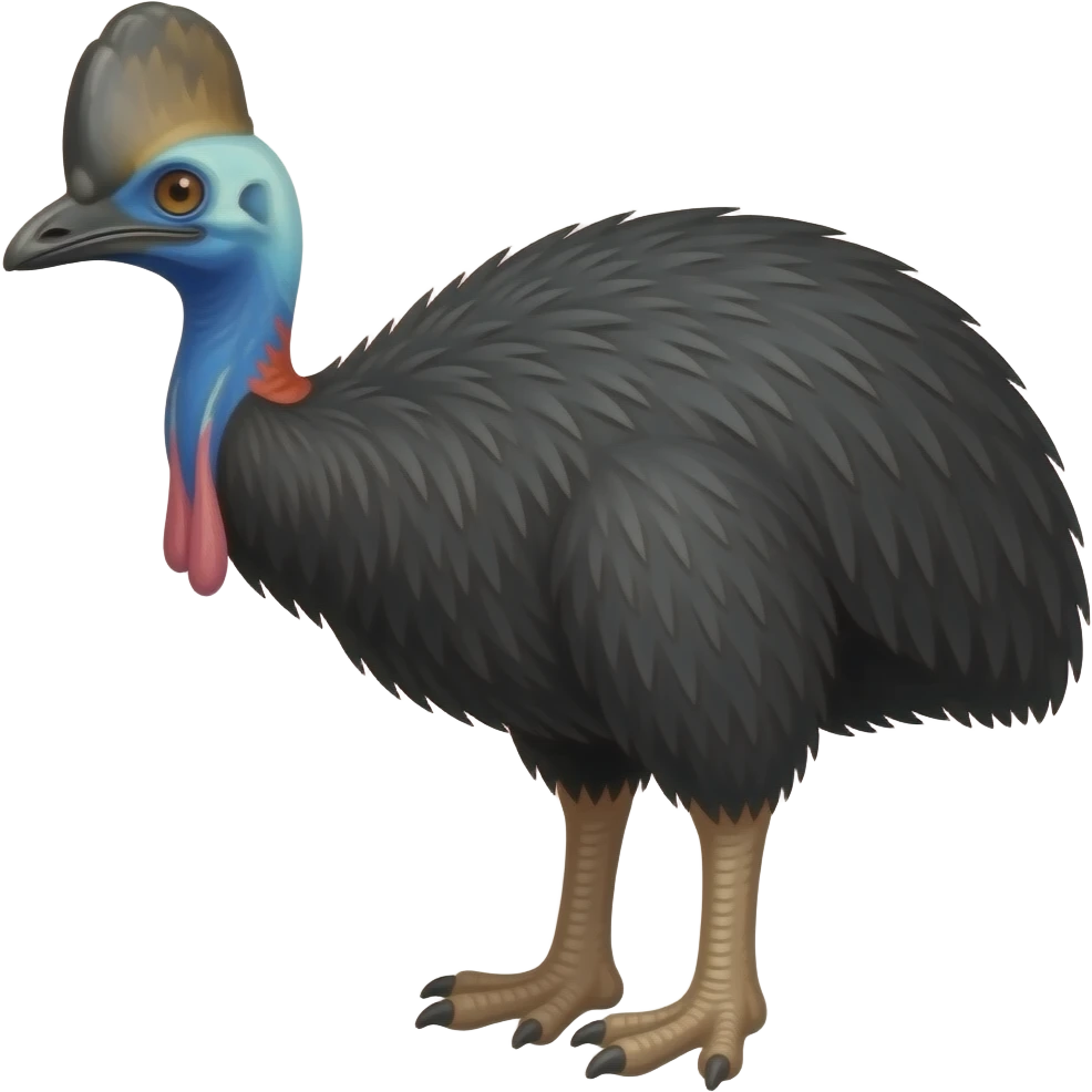 Cassowary emoji