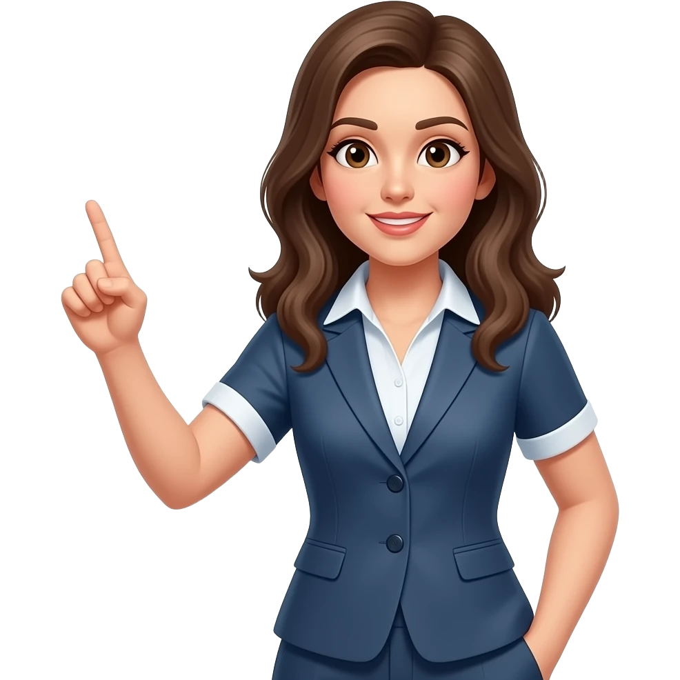 woman full body giving warning facing left emoji