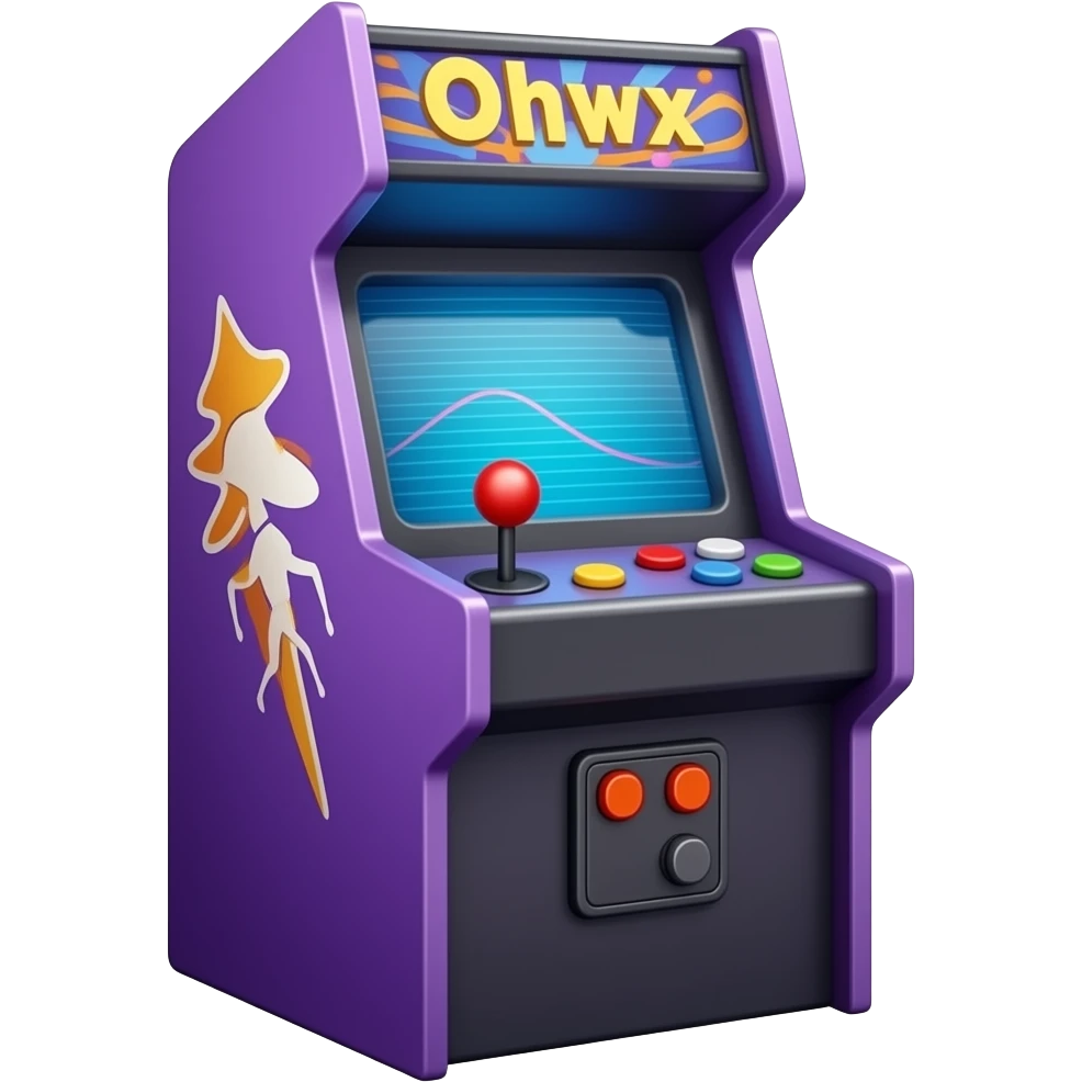 purple arcade machine emoji