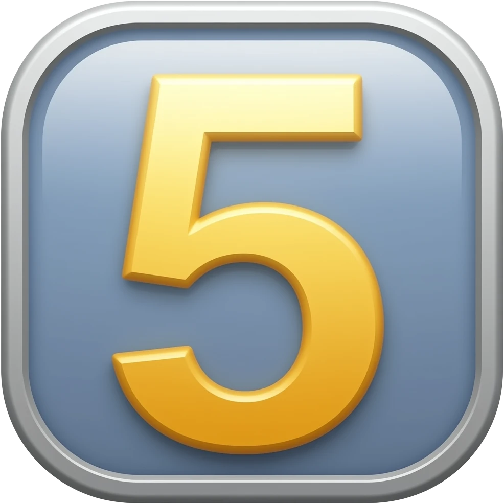 Play 5 emoji