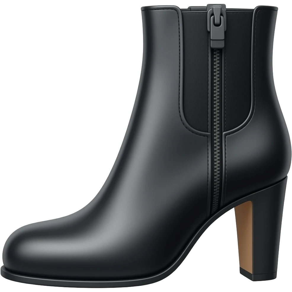 Black heeled boot emoji