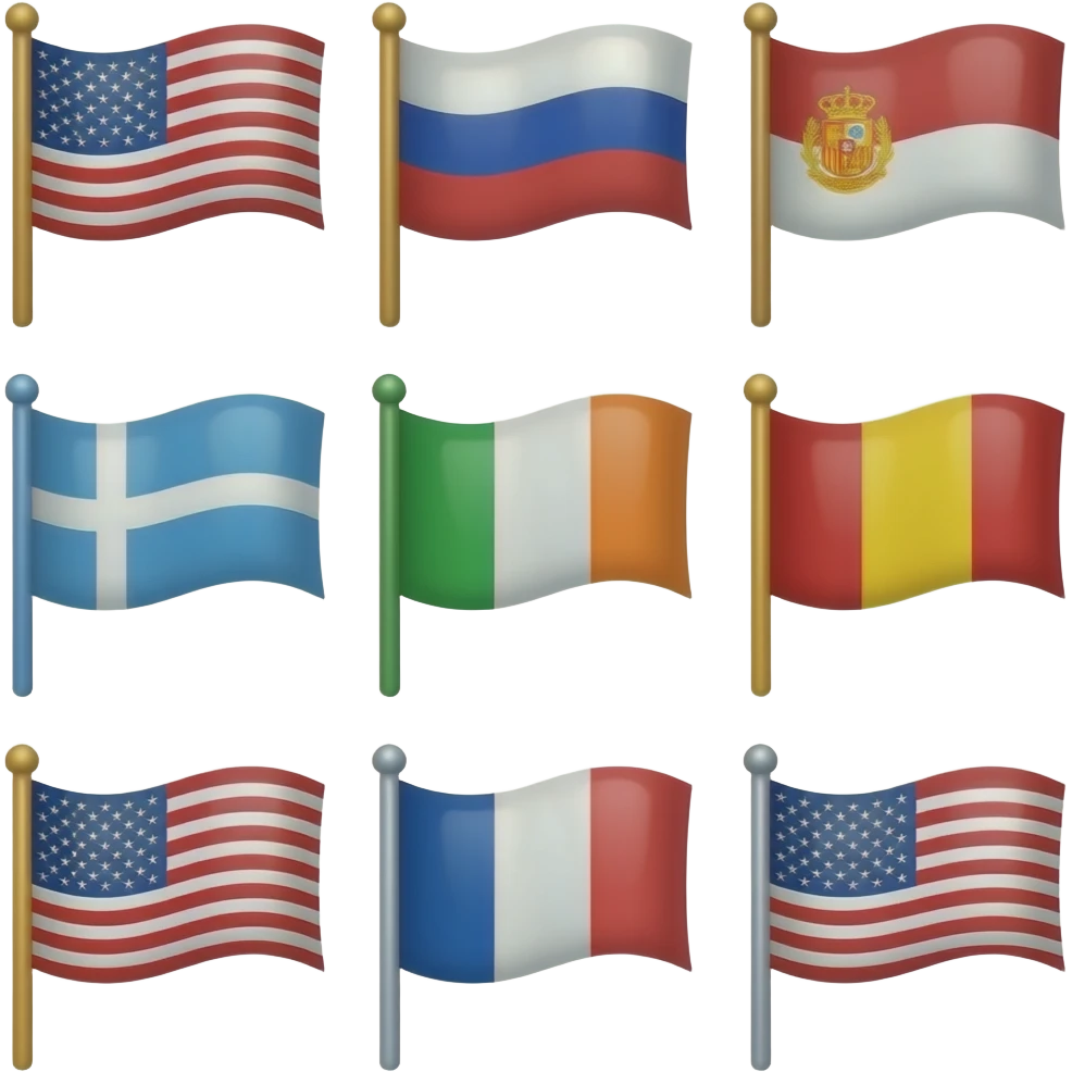 all flag emoji