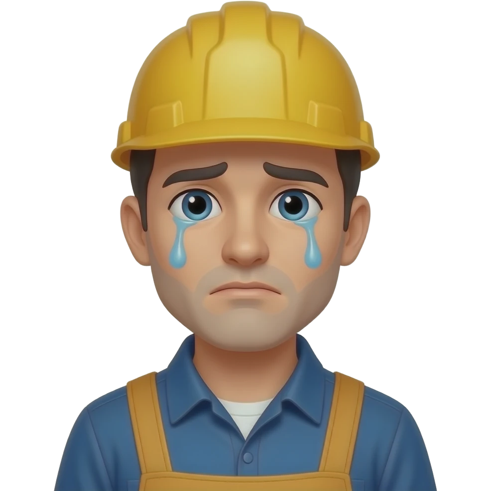Грустный электрик без слез emoji