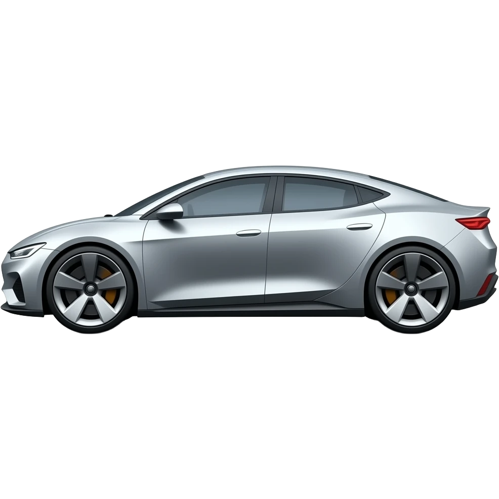 Futuristic Car by side emoji