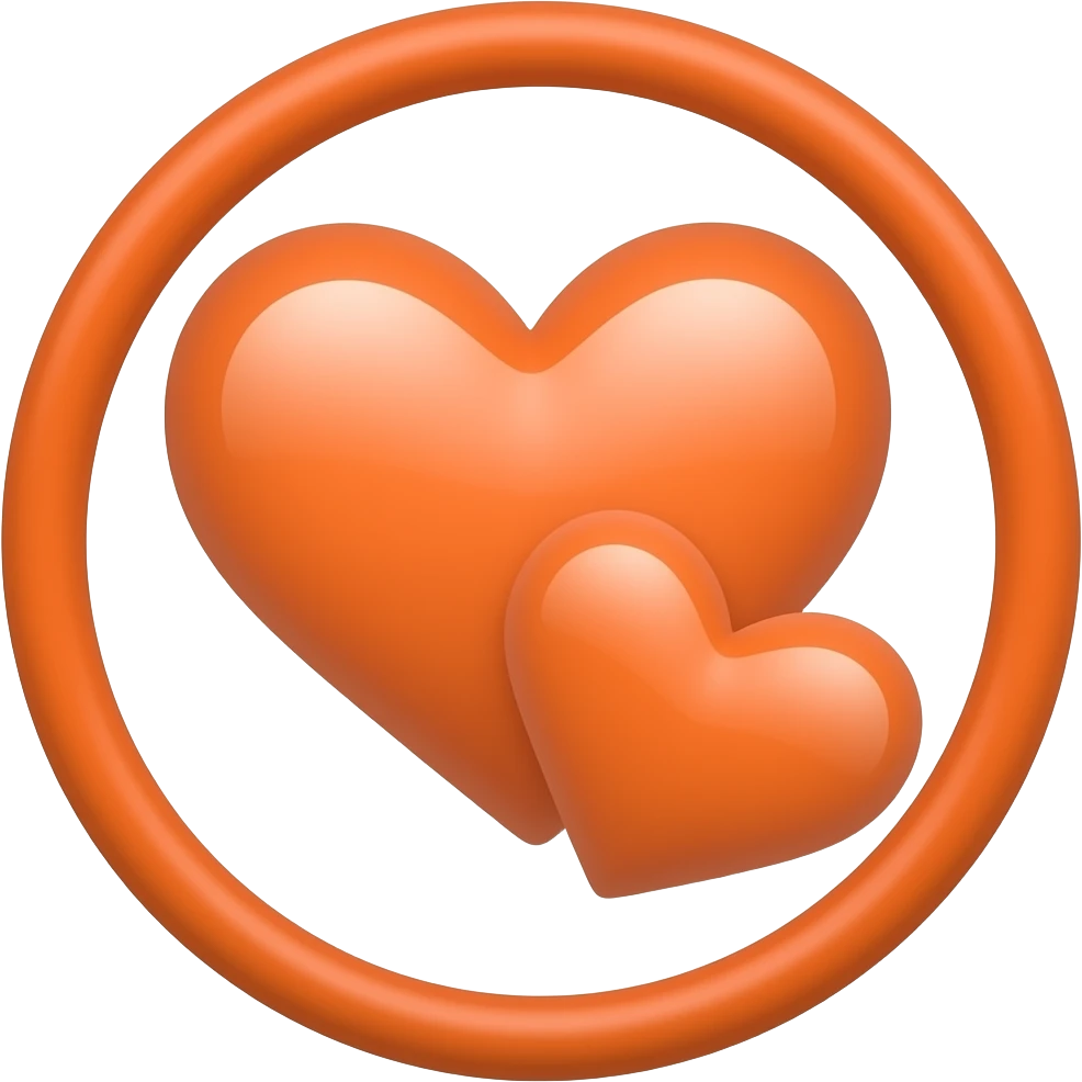 🧡🟠🧡 emoji