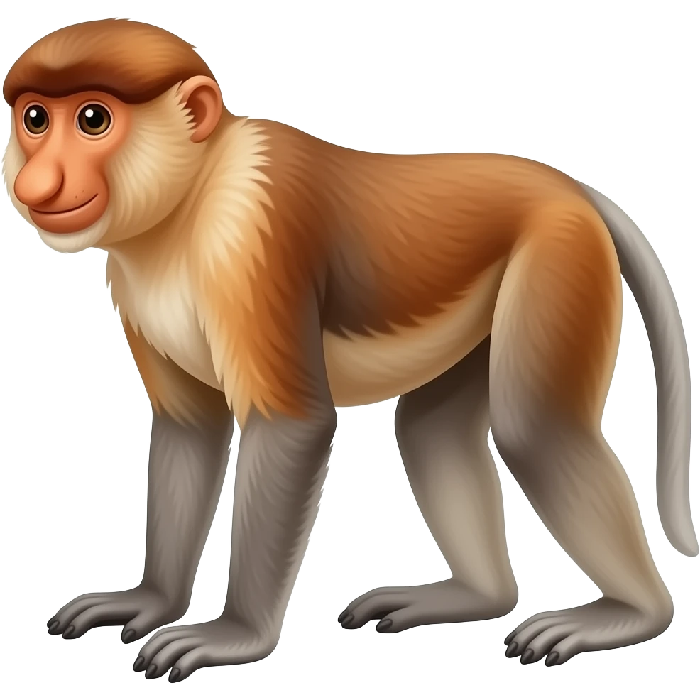 Proboscis monkey emoji
