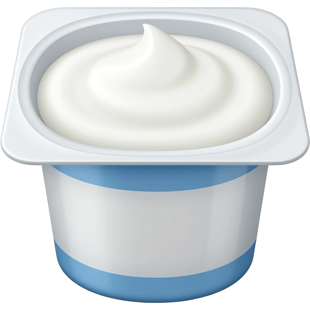 Plain yoghurt emoji