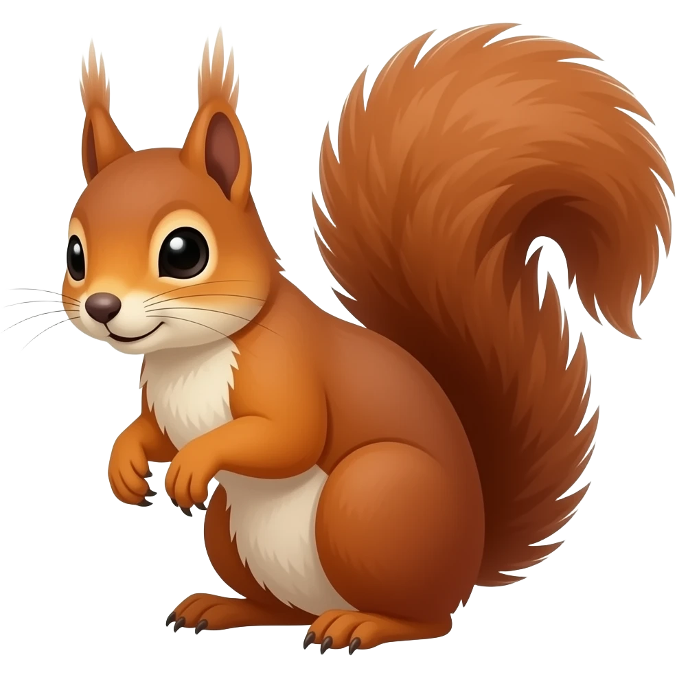 Fox squirrel emoji