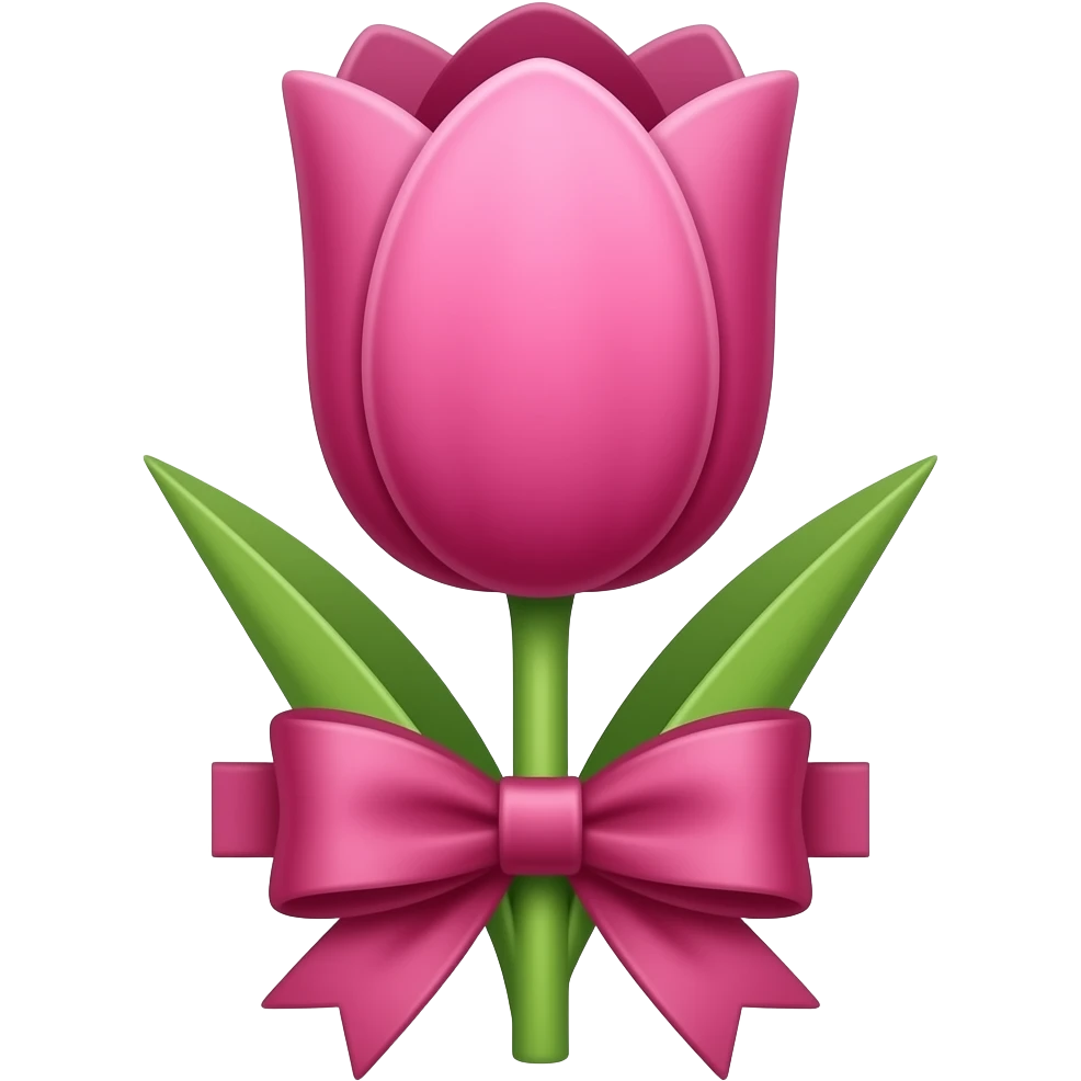 🌷🎀 emoji