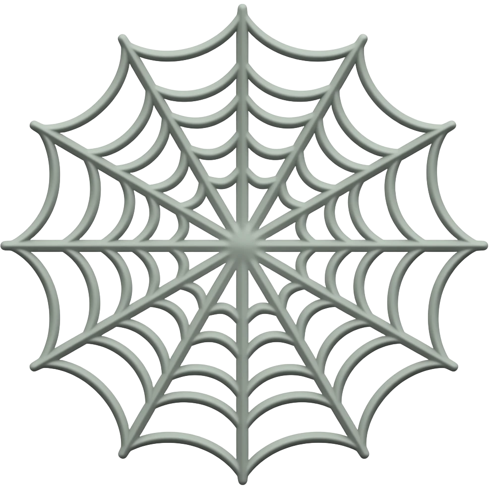 Spider web emoji