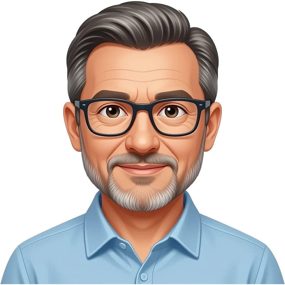 Make a middle aged man with a emoji