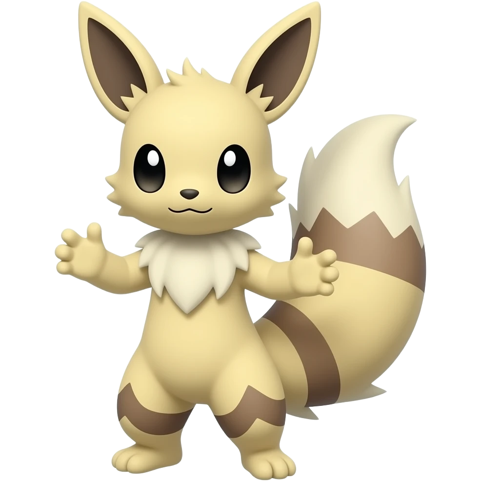 Minccino-Furret-Zeraora-Fakémon-fusion-hybrid emoji