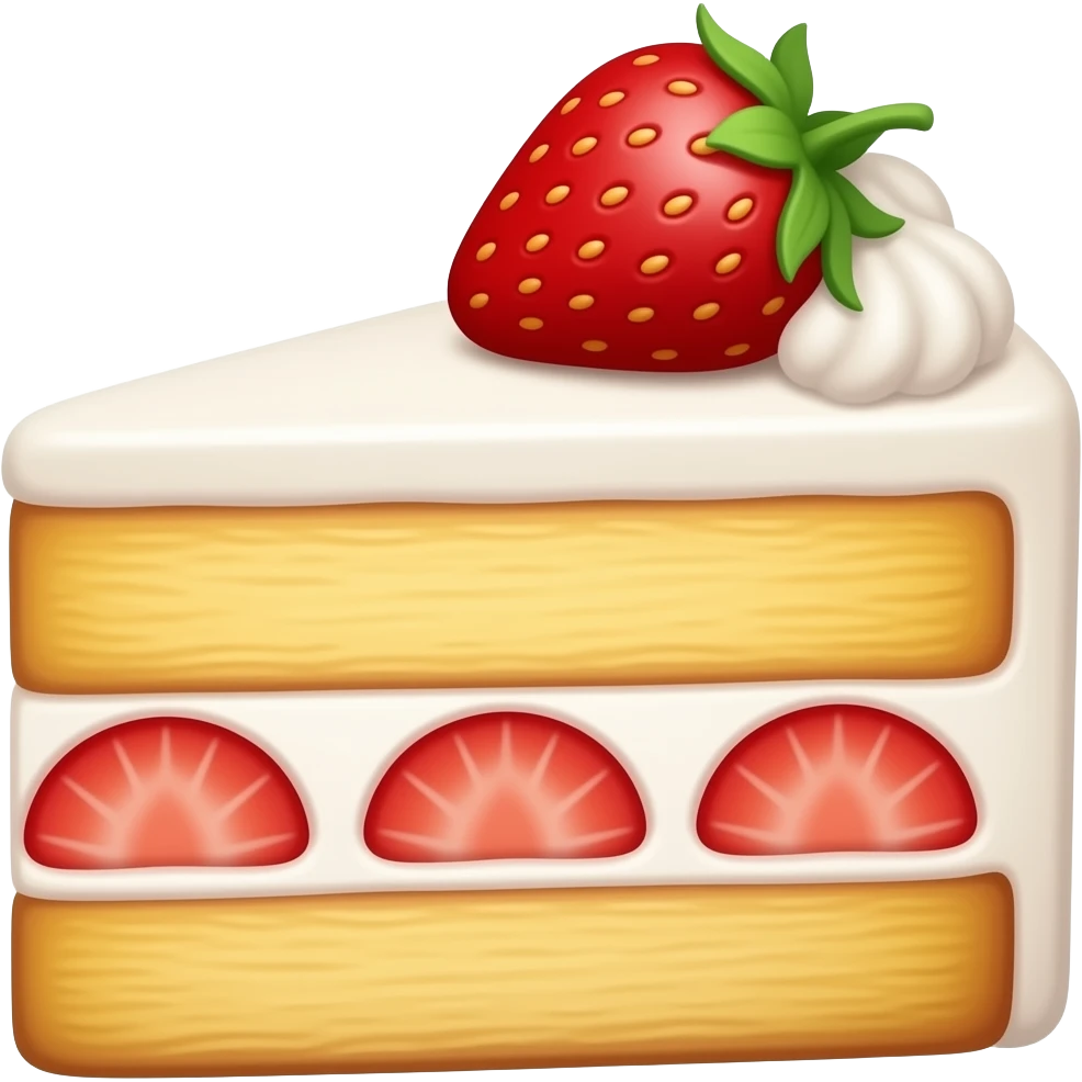 Strawberry Layer Cake emoji