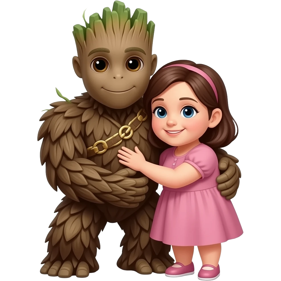 groot hugs Mommy emoji