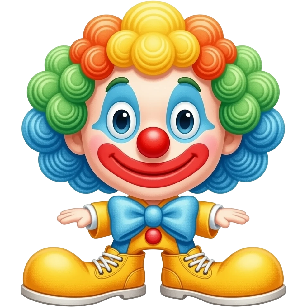 Palhaço desenho de criança emoji