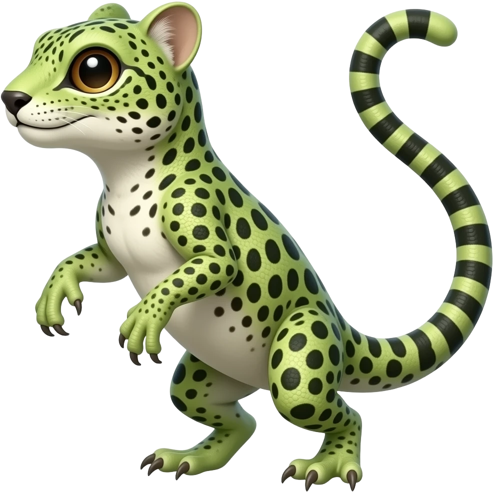 🦎🐆 hybrid emoji