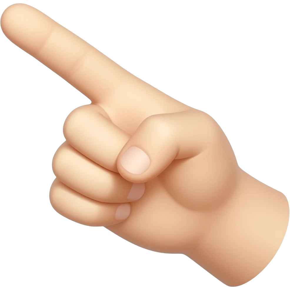 guide hand emoji