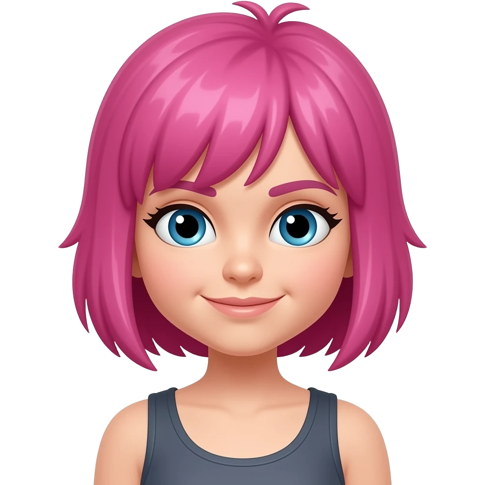 the hulk but instead of green man it’s a pink girl hulk emoji