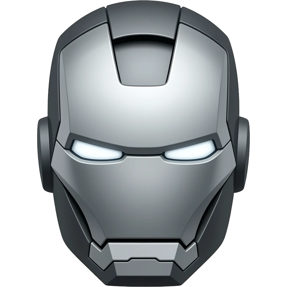 Gray ironman emoji