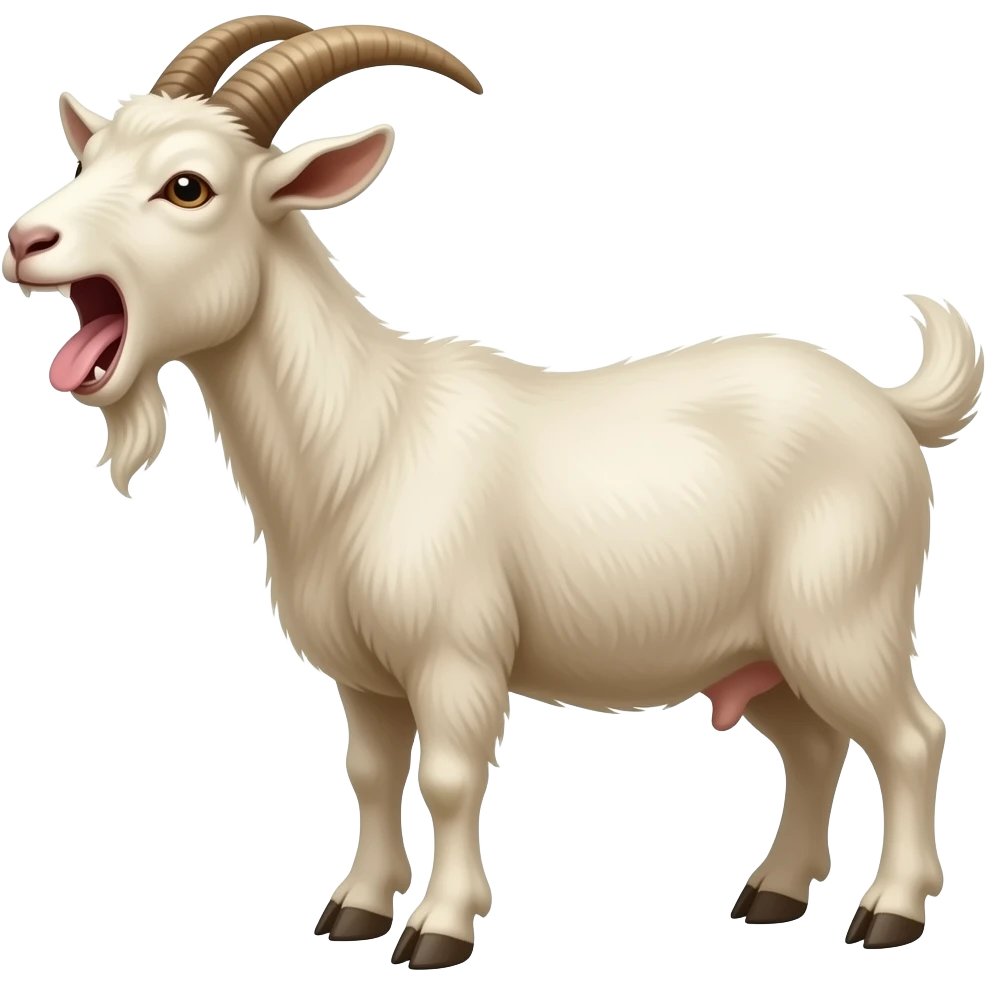 yawning goat emoji | AI Emoji Generator