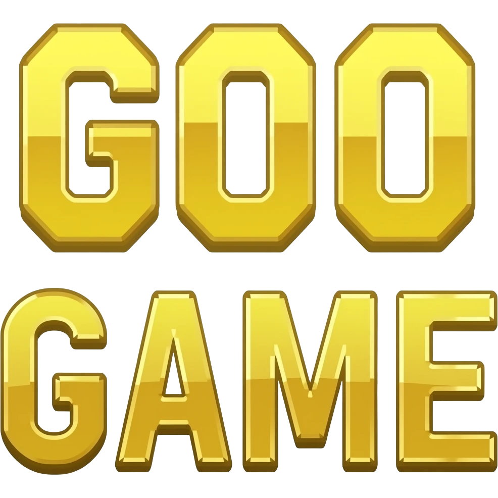 Good Game retro gaming pixel doré sans fond emoji