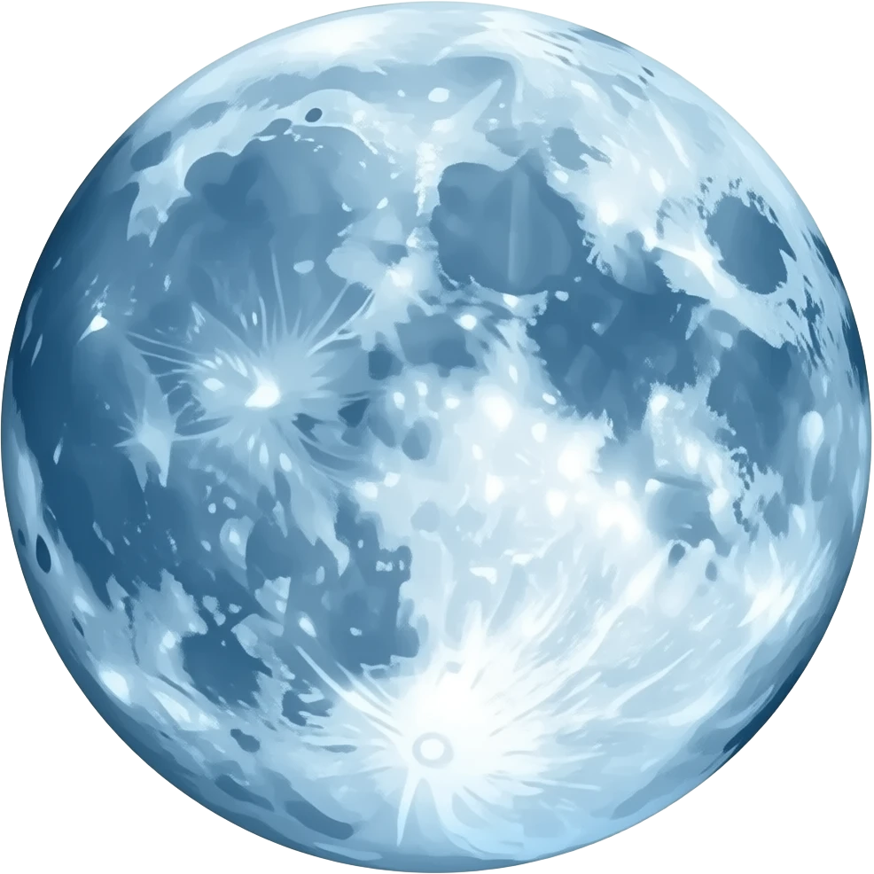 blue moon emoji