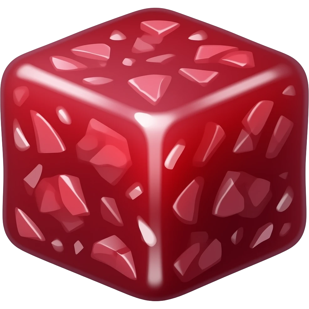 crawberry sauce but in a Cube emoji