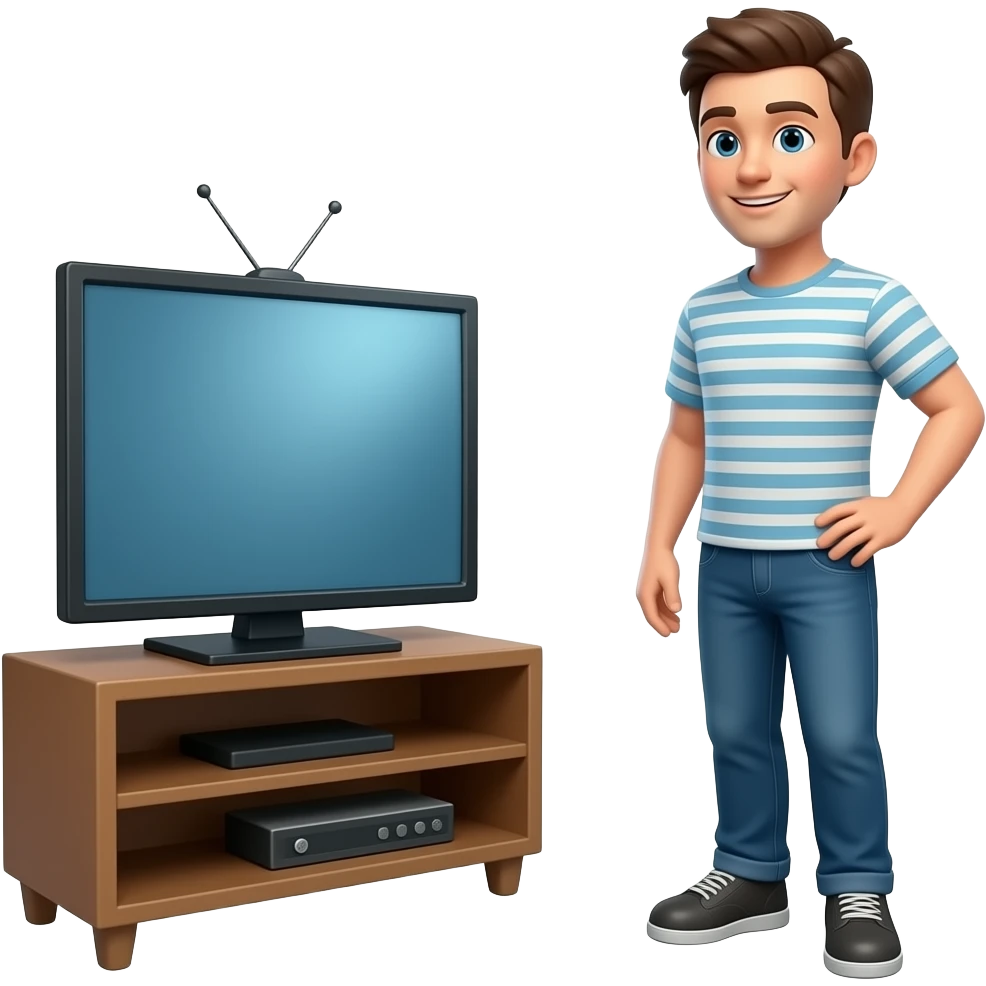 watching tv emoji