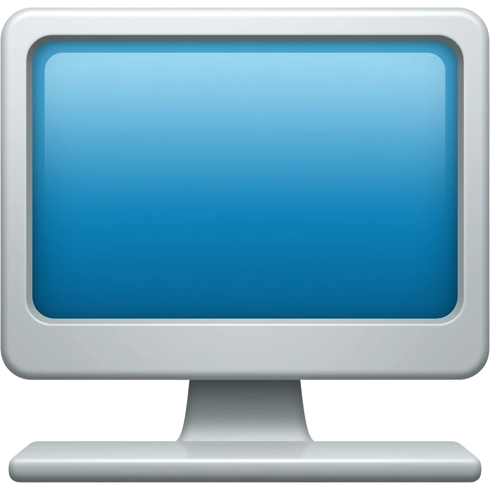 A computer emoji