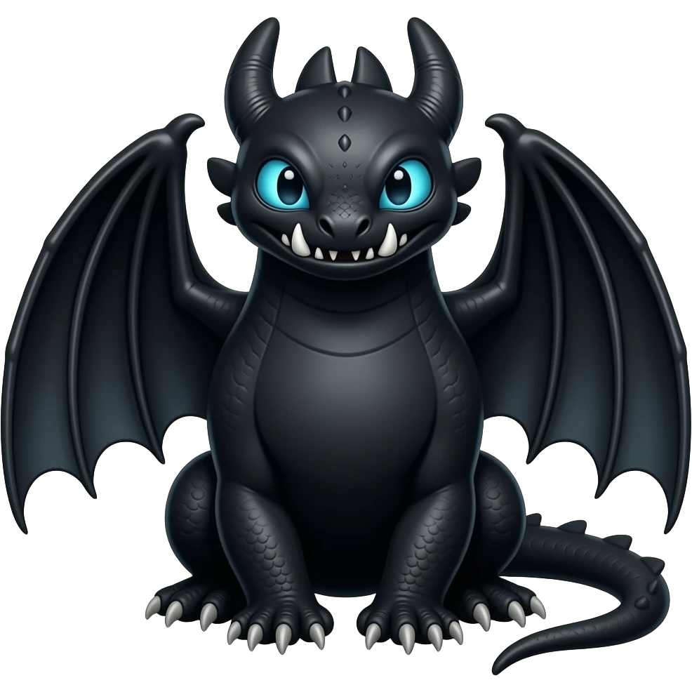 Toothless emoji