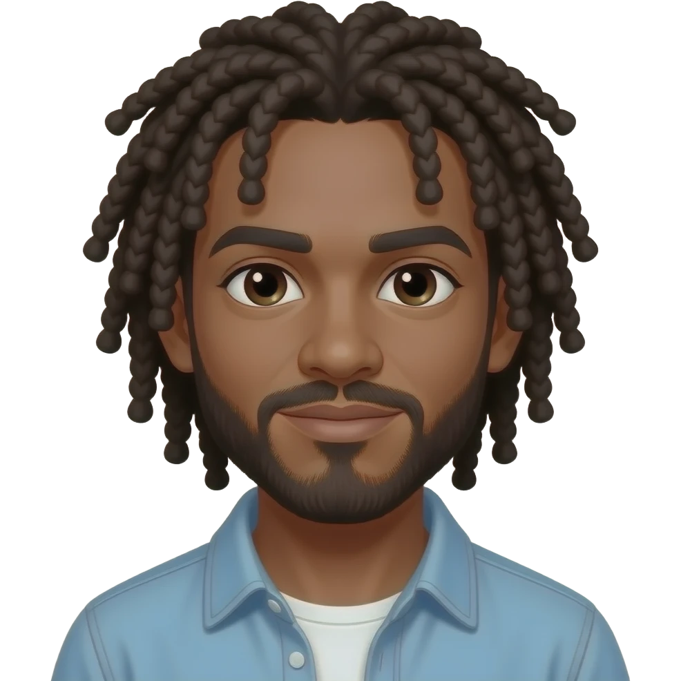 Man with dreadlocks emoji