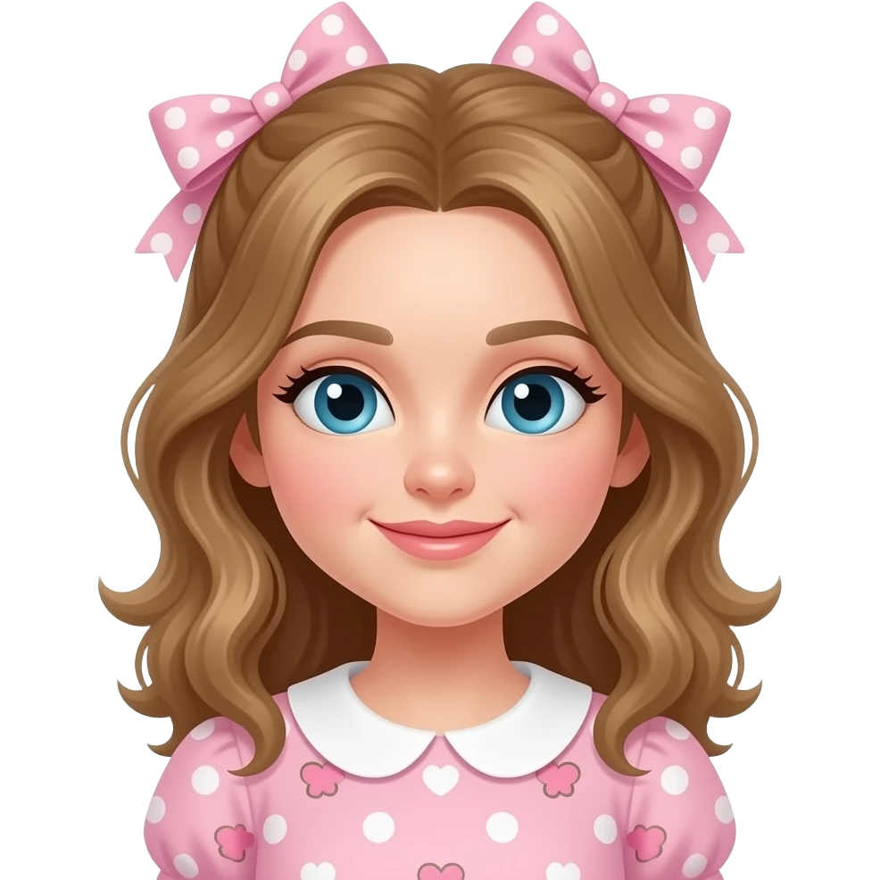 Coquette girl emoji