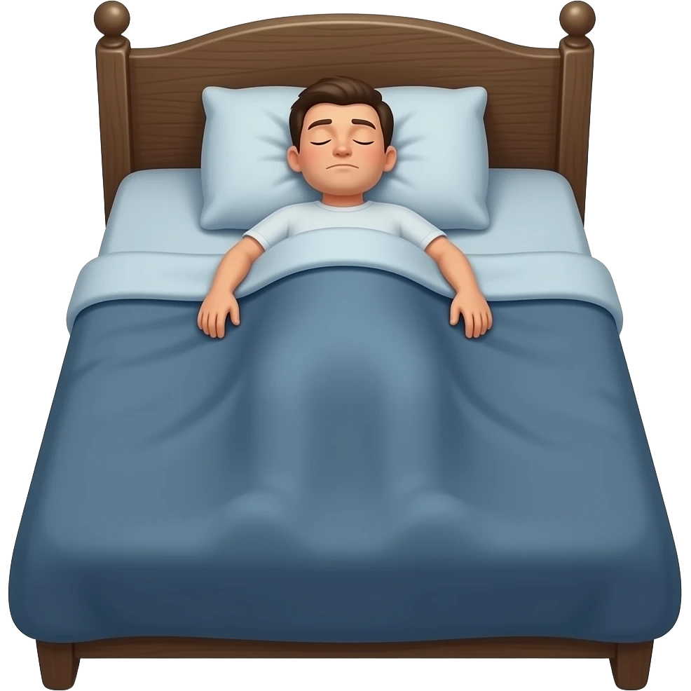 Man sleeping full body emoji