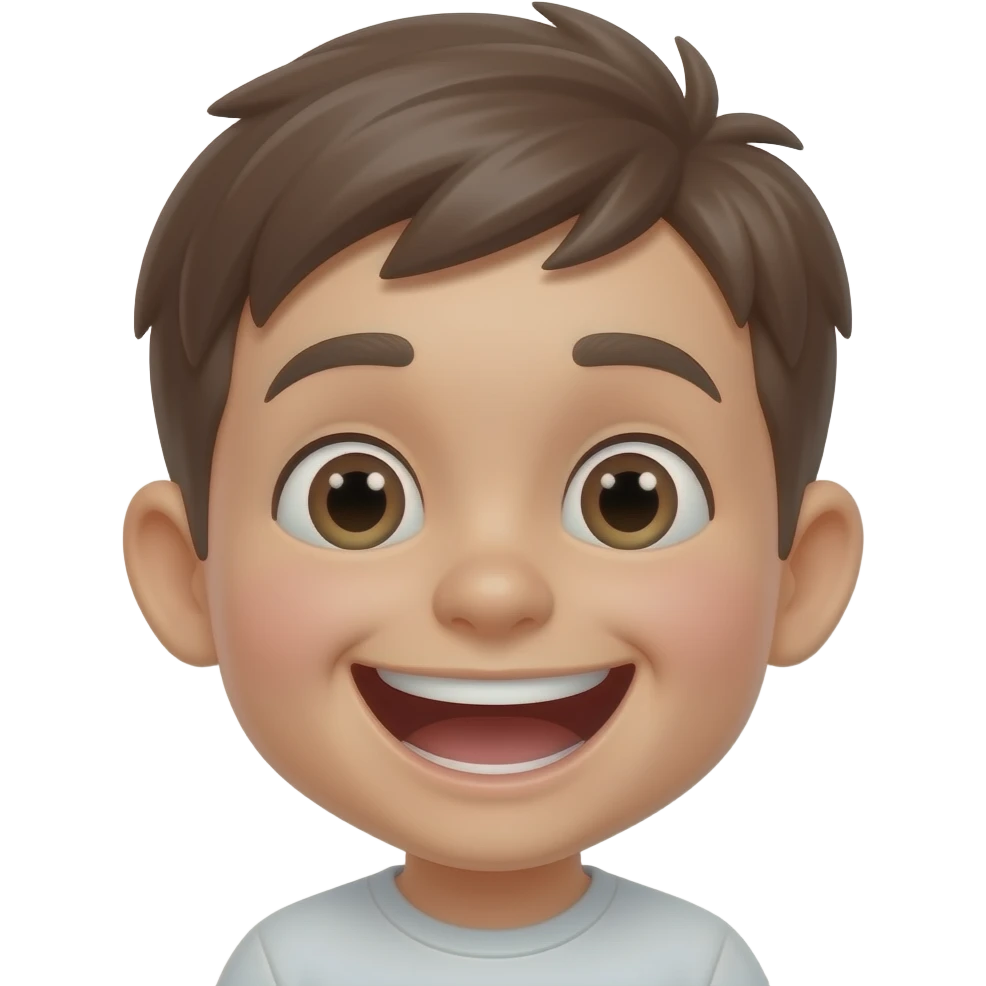 boy face open mouth Laughing video gif emoji