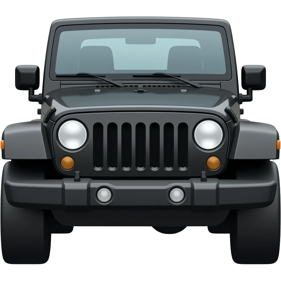 Black jeep emoji