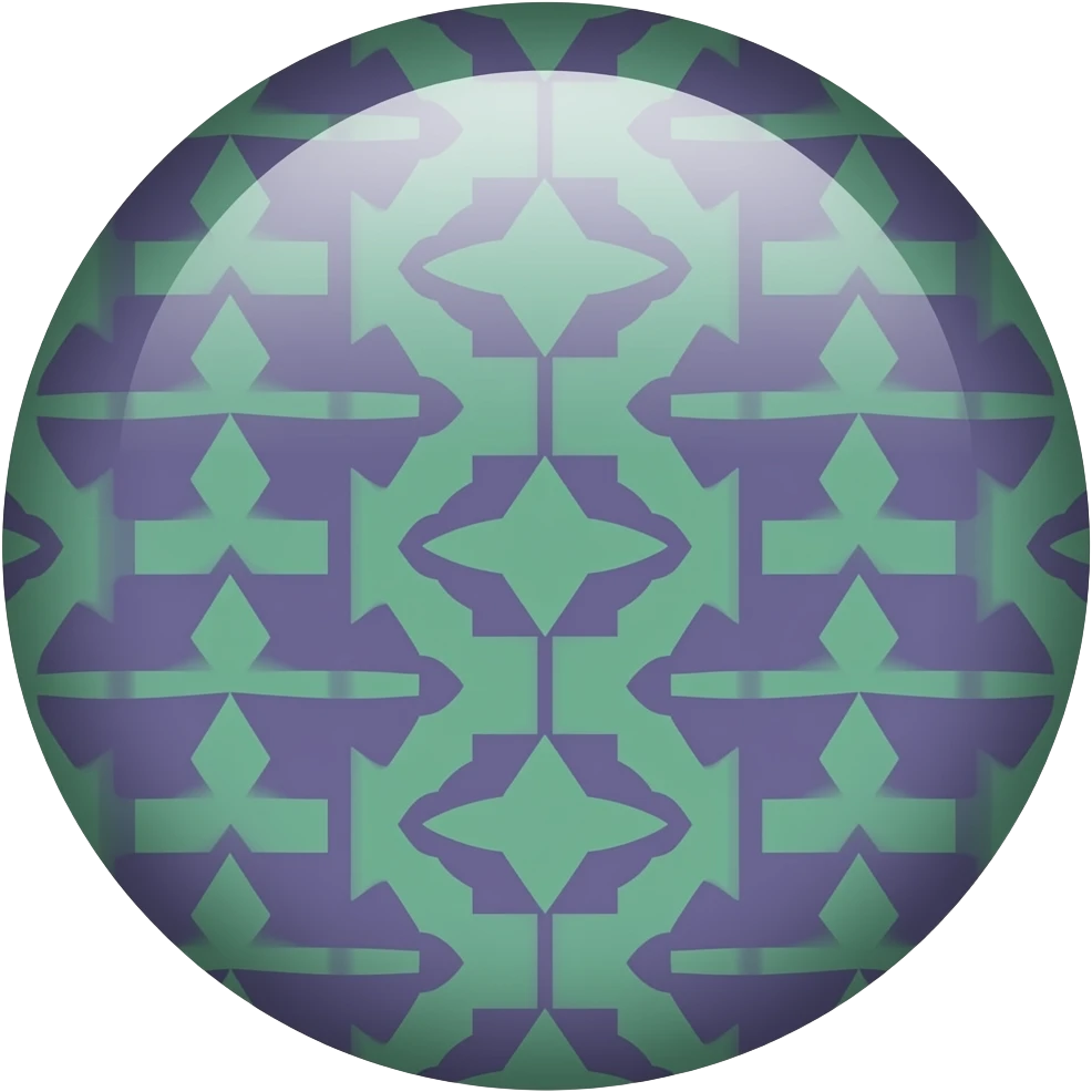 Verde y morado emoji