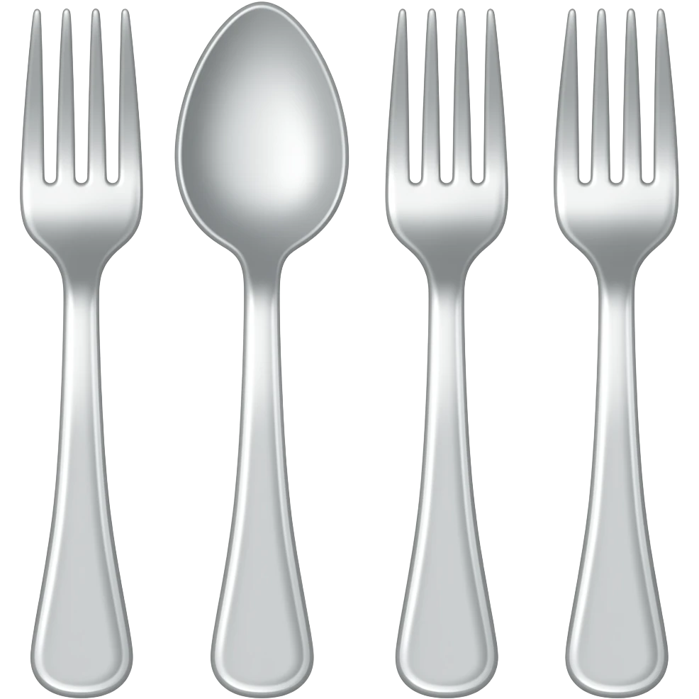 spoon and fork emoji