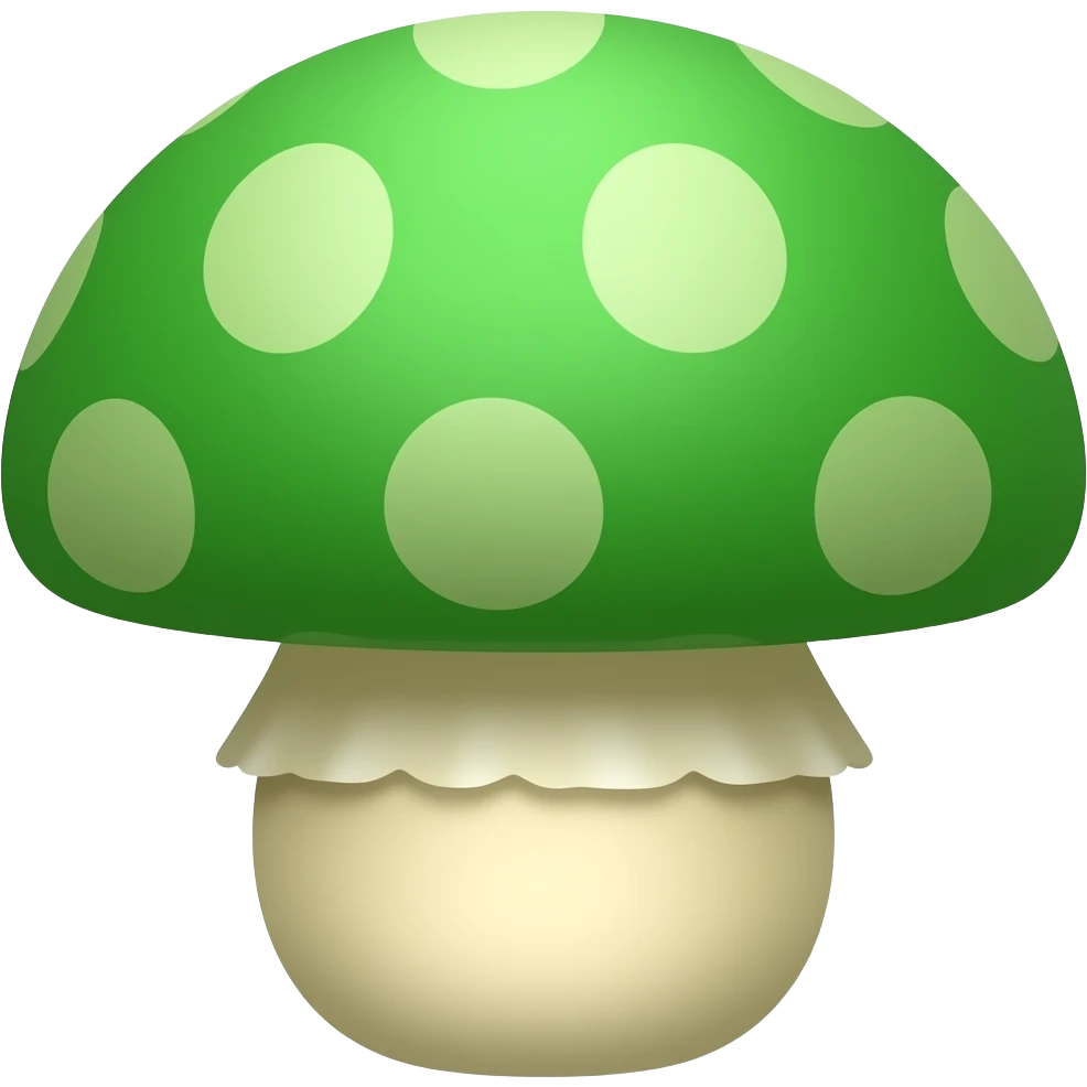 قارچ سبز emoji